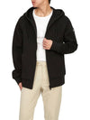 Men's Cotton Hooded Jacket Black - MOOSE KNUCKLES - BALAAN 7