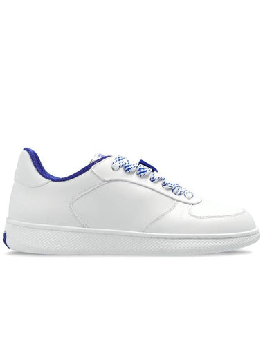 Burberry Leather Sneakers, Women's, White - BURBERRY - BALAAN 1