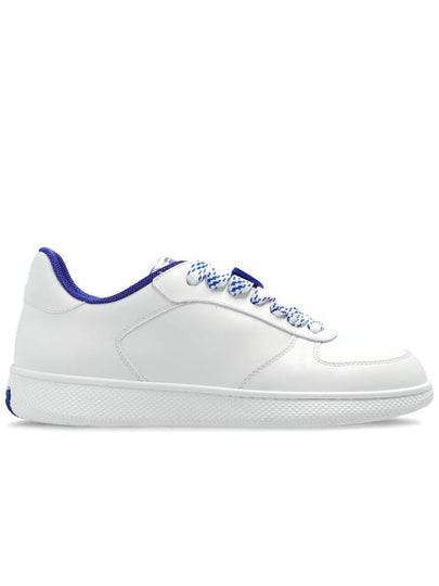 Stock Leather Low Top Sneakers White - BURBERRY - BALAAN 2