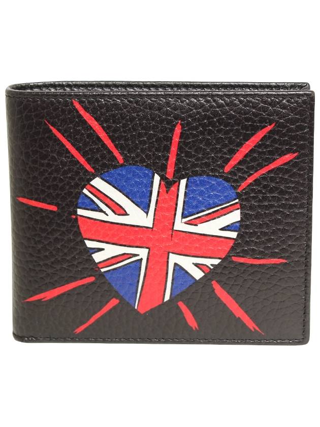 DG Love London Leather Half Wallet Black - DOLCE&GABBANA - BALAAN 2