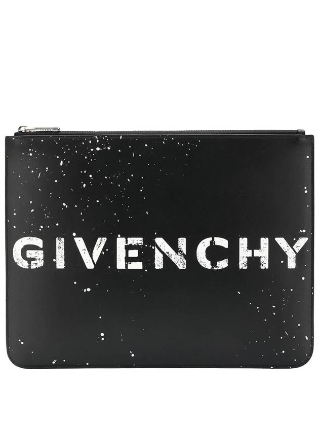 lettering paying clutch bag - GIVENCHY - BALAAN.