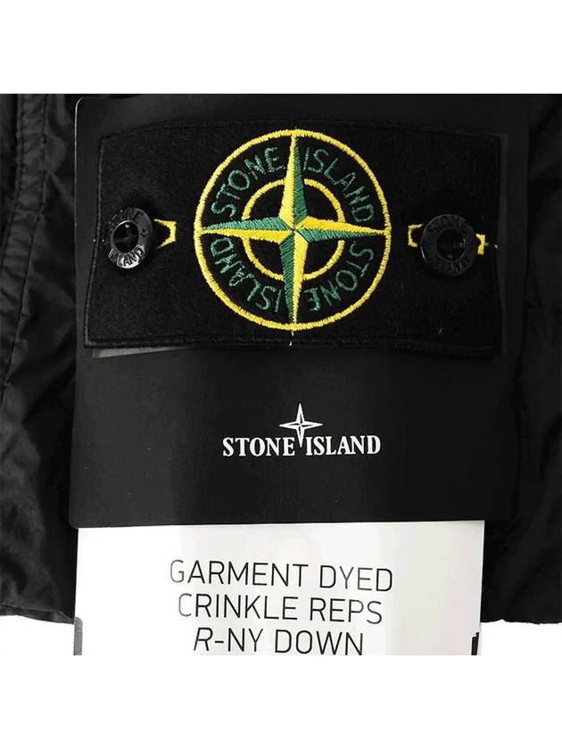 Crinkle Reps R-NY Down Vest Black - STONE ISLAND - BALAAN 3