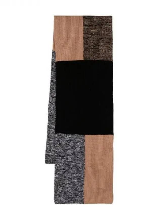 Color block collage merino wool muffler 270627 - JOSEPH - BALAAN 1