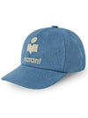 Tyron Logo Ball Cap Light Blue - ISABEL MARANT - BALAAN 5