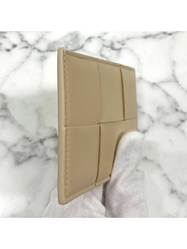 Intrecciato Leather Card Wallet Porridge - BOTTEGA VENETA - BALAAN 7