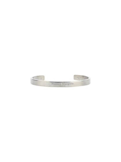 Engraved Logo Cuff Bracelet Silver - MAISON MARGIELA - BALAAN 2