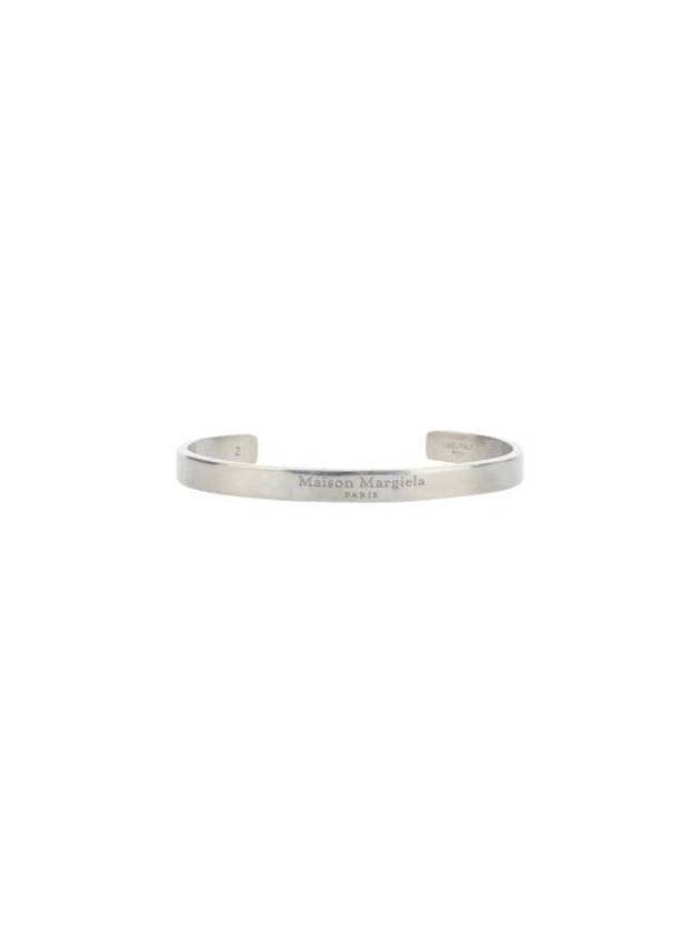 Engraved Logo Cuff Bracelet Silver - MAISON MARGIELA - BALAAN 2