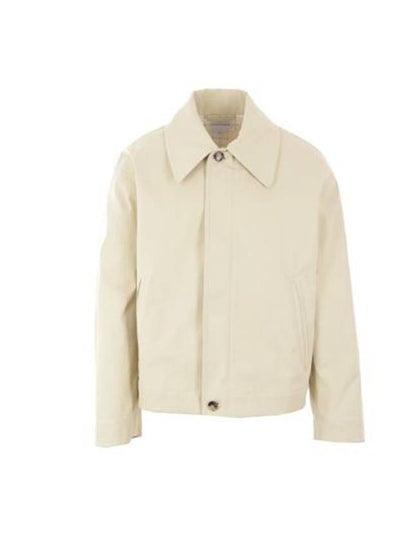 Blouson Cotton Zip Up Jacket Ecru - BOTTEGA VENETA - BALAAN 2