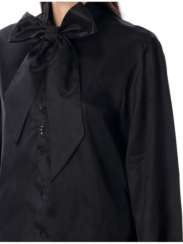 Mm6 Maison Margiela Twist Bow Shirt - MAISON MARGIELA - BALAAN 3