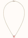 Mini Pop H Pendant Necklace Rose Gold - HERMES - BALAAN 3