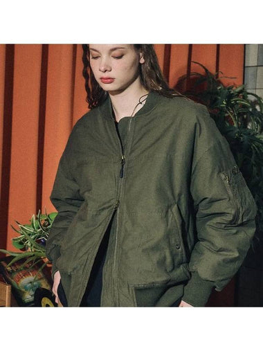 MA 1 over cut bomber jacket khaki - CPGN STUDIO - BALAAN 1