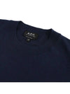 Sweater COEZJF23294IAK DARK NAVY BLUE - A.P.C. - BALAAN 4