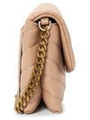 Kira Chevron Chain Long Wallet Sand - TORY BURCH - BALAAN 4