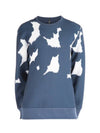 Mohair Neoprene Sweatshirt Blue PBJS60J A510S 1362 - NEIL BARRETT - BALAAN 2