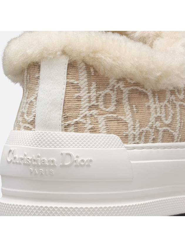 Walk'n'Dior Platform Low Top Sneakers Cotton Beige - DIOR - BALAAN 10