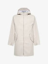 Waterproof Cotton Twill T-Dart Hooded Jacket Khaki - THOM BROWNE - BALAAN 2