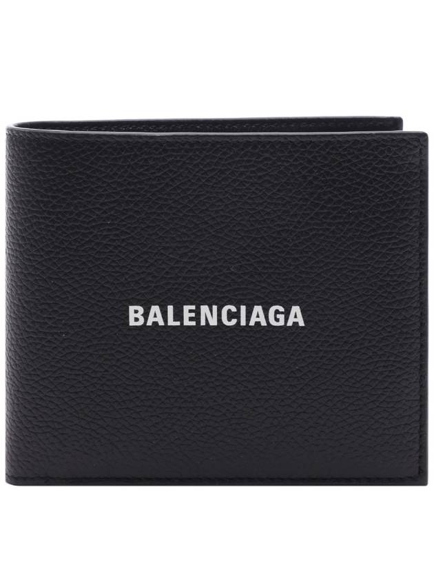 Logo Print Half Wallet Black - BALENCIAGA - BALAAN 2