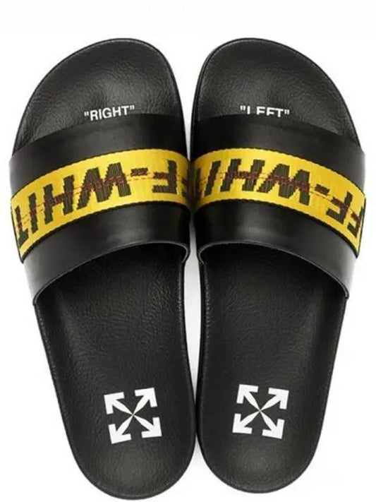 Industrial Logo Tape Slippers - OFF WHITE - BALAAN 2