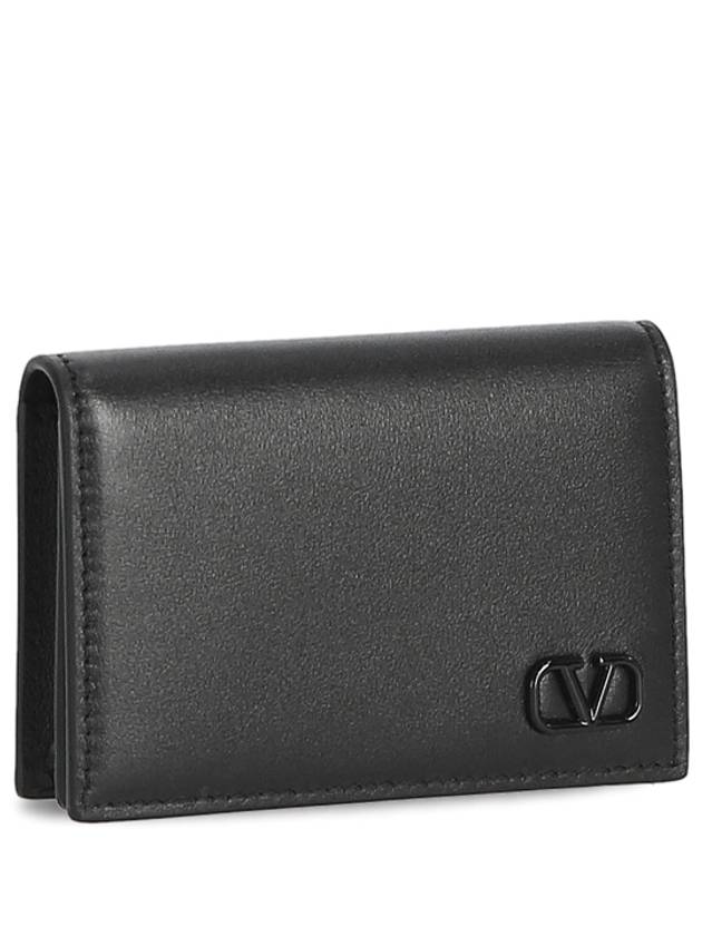 V logo 5Y2P0U14 ZQU 0NO card wallet business - VALENTINO - BALAAN 1