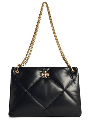 Tory Burch 'Kira' Black Leather Shopping Bag - TORY BURCH - BALAAN 1