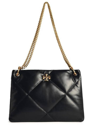 Tory Burch 'Kira' Black Leather Shopping Bag - TORY BURCH - BALAAN 1