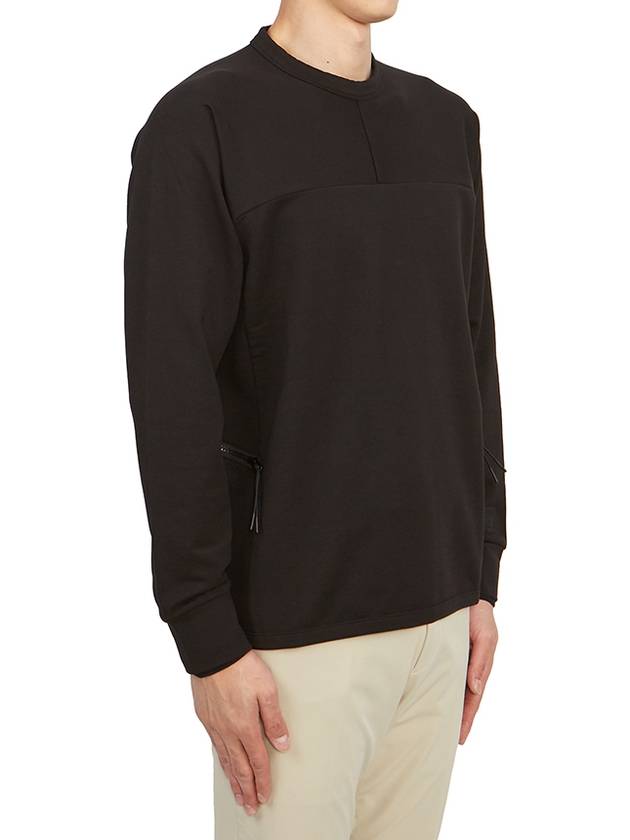 Metropolis Series Brushed Sweatshirt Black - CP COMPANY - BALAAN 4