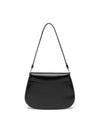 Cleo Brushed Flap Shoulder Bag Black - PRADA - BALAAN 5