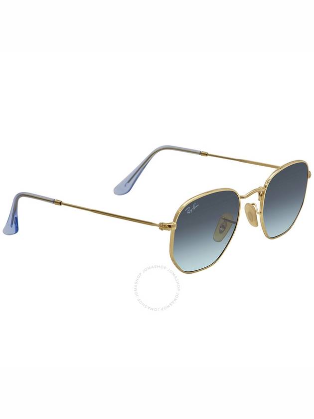 hexagonal flat lens gradient metal sunglasses gold - RAY-BAN - BALAAN 3