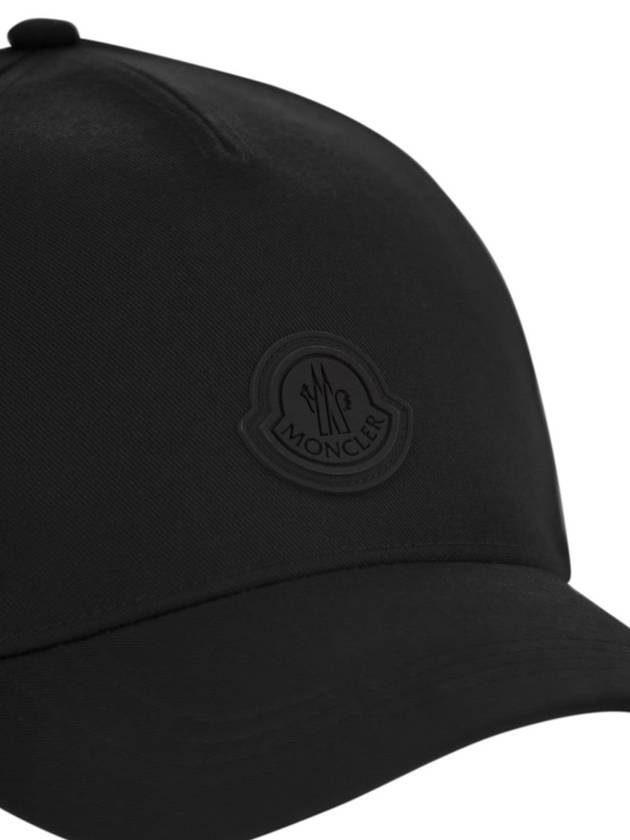 Cotton gabardine baseball cap - MONCLER - BALAAN 4