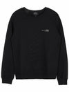 Item Logo Sweatshirt Black - A.P.C. - BALAAN 10