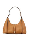 T Timeless Calf Leather Small Shoulder Bag Brown - TOD'S - BALAAN 1