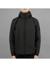 Men's Soft Shell Pure Insulation Technology Primaloft Hooded Jacket Black - STONE ISLAND - BALAAN 2