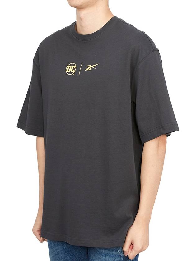 Men's Short Sleeve T-Shirt IB5812 PURGRY - REEBOK - BALAAN 3