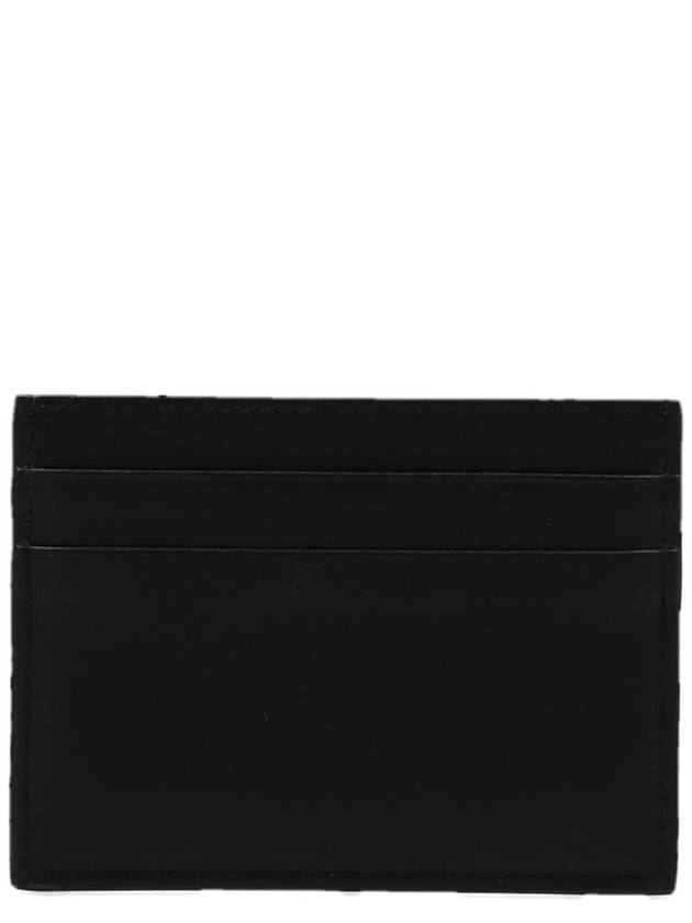 logo leather card wallet black - DOLCE&GABBANA - BALAAN 3