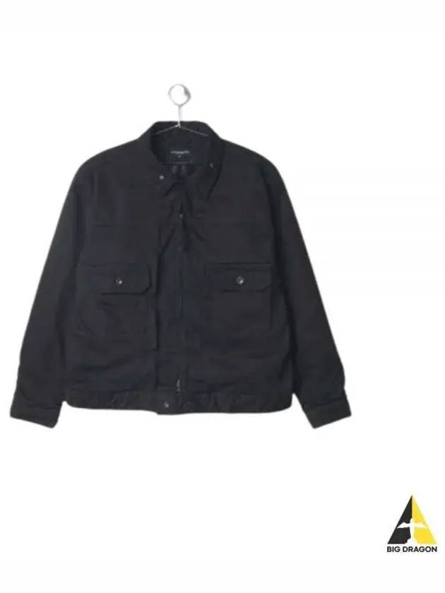 Trucker Jacket Black Cotton Bull Denim 23F1D007 NQ185 NL075 - ENGINEERED GARMENTS - BALAAN 1