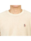 Grenoble Dynamic Logo Patch Sweatshirt Ivory - MONCLER - BALAAN 7