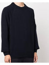 Lens Wappen Classic Crew Neck Wool Knit Top Navy - CP COMPANY - BALAAN 2