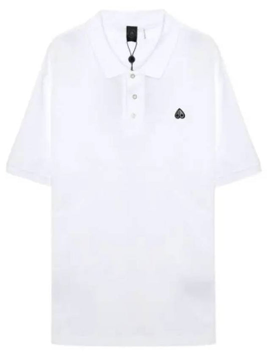 logo polo t shirt men collar - MOOSE KNUCKLES - BALAAN 1