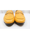 Yellow leather horsebit loafer size 36 414998 - GUCCI - BALAAN 4