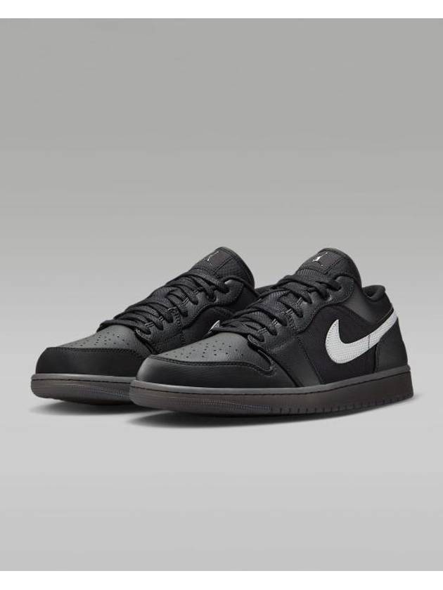 Air Jordan 1 SE Low Top Sneakers Black - NIKE - BALAAN 6