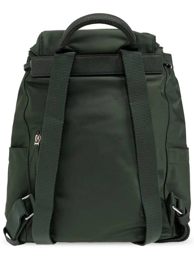 Virginia Flap Nylon Backpack Green - TORY BURCH - BALAAN 4