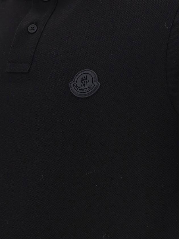 Logo patch short sleeve collar - MONCLER - BALAAN 3