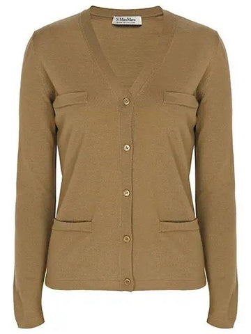 camel Kenya wool cardigan 004 1209252 - MAX MARA - BALAAN 1