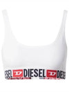 UFSB-Oriba Logo Band Bra White - DIESEL - BALAAN 2