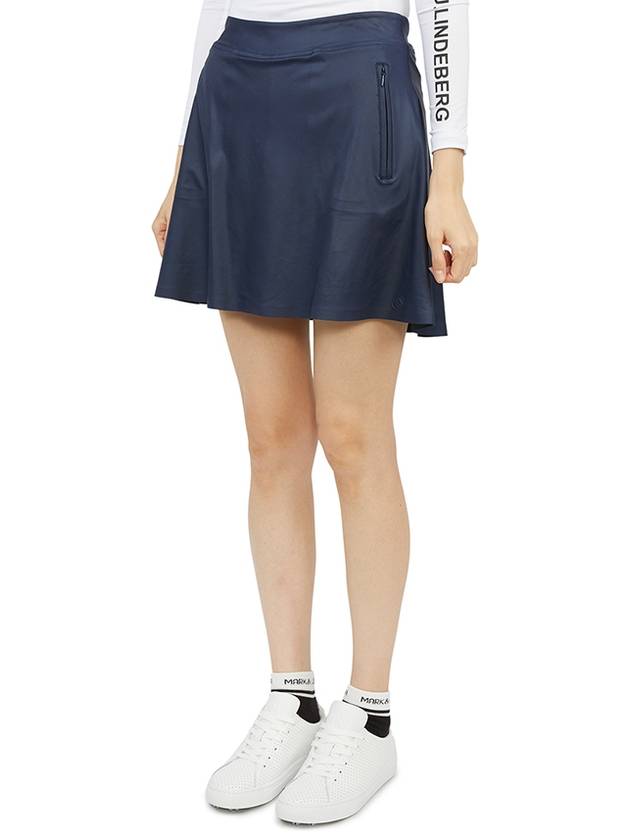 Women's Effortless Golf Skirt Twilight Navy - G/FORE - BALAAN 3