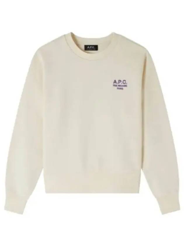 Rue Madame Cotton Sweatshirt Beige - A.P.C. - BALAAN 2