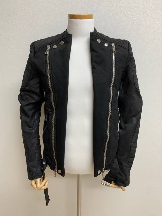 Coated rider jacket black XS - BALMAIN - BALAAN 2