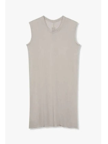 MEN Silk Rayon Sleeveless Top Warm Gray - RICK OWENS - BALAAN 1