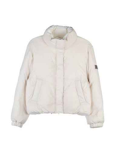 Women's Padded Jacket Ivory - BRUNELLO CUCINELLI - BALAAN 1