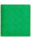 Intrecciato Bifold Half Wallet Green - BOTTEGA VENETA - BALAAN 1